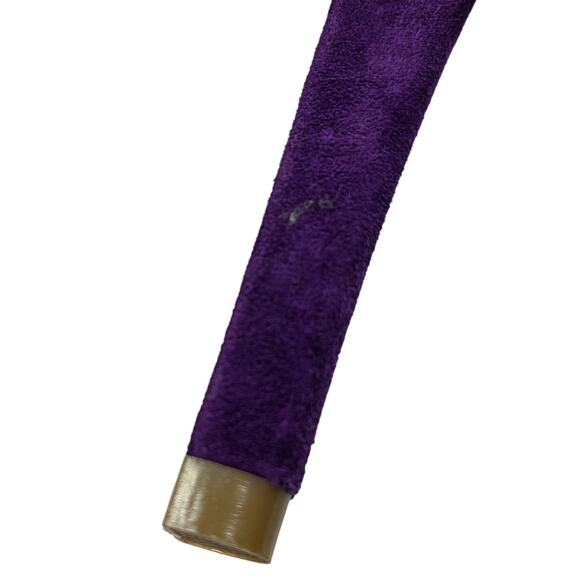 Jeffrey Campbell Ibiza Bullet Purple Suede Metal Toe Stiletto Heels Size 6 - Picture 7 of 16